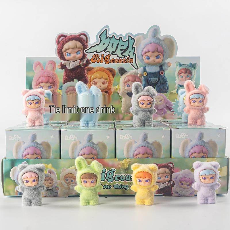 Populaire Kerst Abubu Pop Mart Poppen Ornament Blind Box Speelgoed
