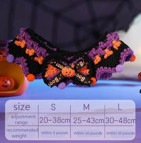Funny Halloween Cat Scarves and Pet Clothes Cute Plush Toys Cat Accessories Cat Hats Dog Bibs Cute Collars