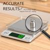 Kitchen Scale Digital Food Scale 3000g 0.1g LCD Display Mini Food Scale for Baking Cooking Silver