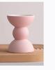 Ceramic Candlestick for Romantic Candlelit Dinners and Aromatherapy, Small Candle Holder for Holiday Atmosphere.