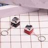 Shock Keychain Push To Shock Harmless Electric Shock Button Prank Toy Portable Funny Gag Gift for Friends And Family Prankster Joke Toy