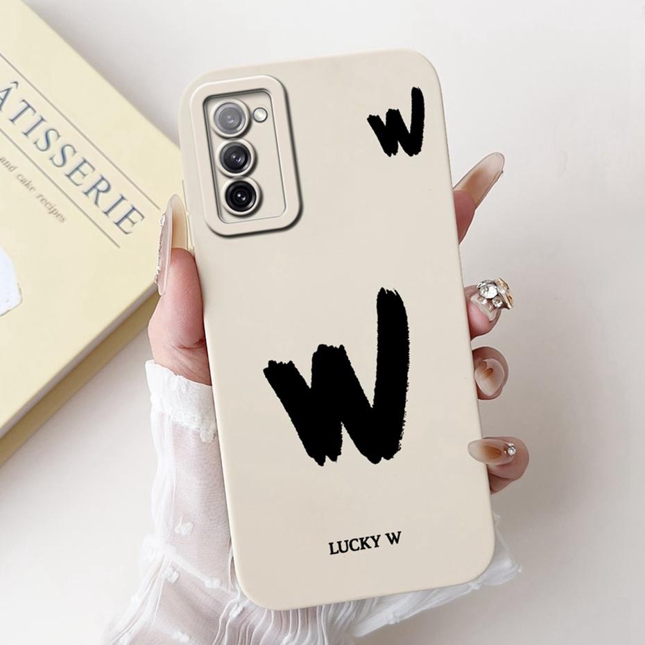 New Fashion Letter Phone Case For Samsung Galaxy S20 FE S20+ Soft Silicone Shockproof Cover For Samsung S20 Plus S20FE 5G Bumper