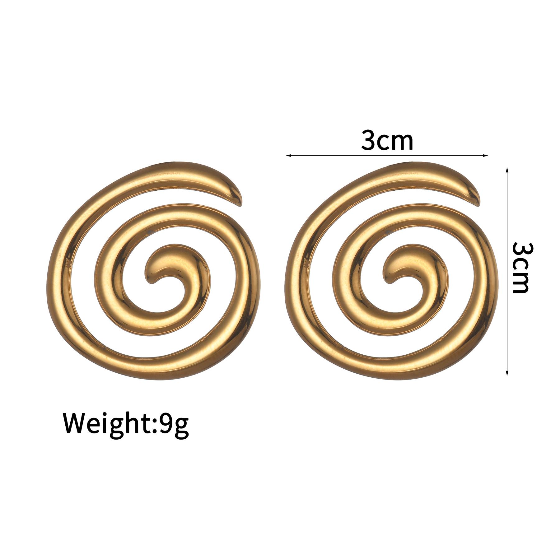 

Atoztide Multi Layers Tassel Geometric Spiral Earrings Stainless Steel for Women 18K Gold Plated Exquisite Earring Jewelry Gift