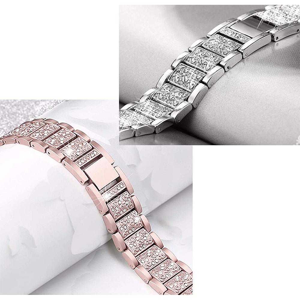 Diamant Bling Armband für Apple Watch Armband 40mm 45mm 44mm 41mm 42mm 38mm Metallarmband für IWatch Serie 8 7 SE 6 5 4 Damen Armband