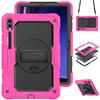 For Samsung Galaxy Tab S10 S9 S8 Ultra 14.6 S7 Plus FE 13.1 12.4 11 Inch A8 10.5 X200 S6 Lite Case Kids Stand Tablet Cover Strap