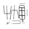 Mountain Bike Rear Luggage Cargo Rack Cycling Bag Stand Holder Bicycles Pannier Rack Road Bike Accessories Enduring