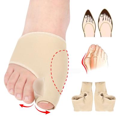1 Pair Toe Separator Hallux Valgus Bunion Corrector Big Toe Splint Toe Straightener Foot Protective Sleeve Correction Socks