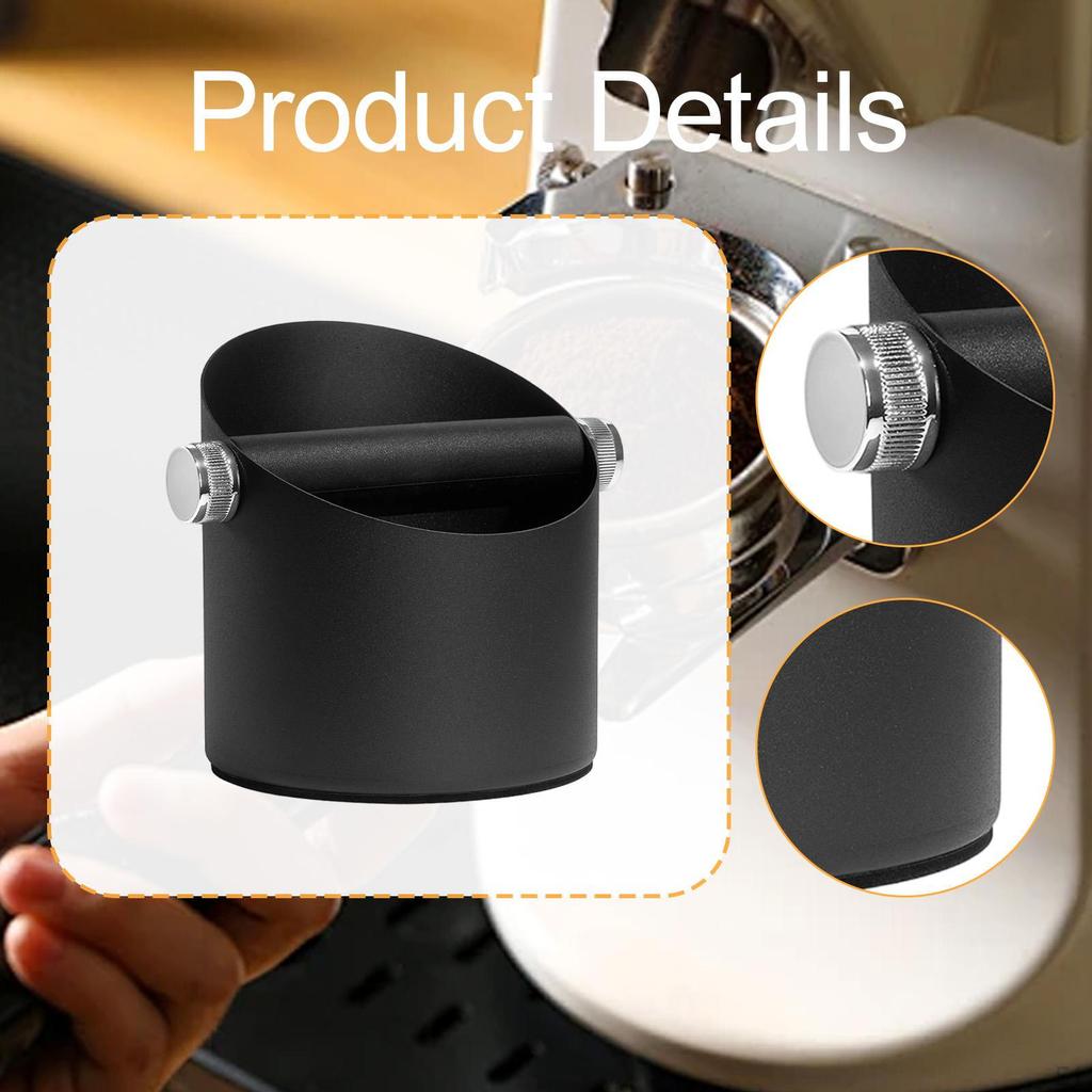 Container, Espresso Accessory, Detachable And Non-slip Spill Grounds Container for