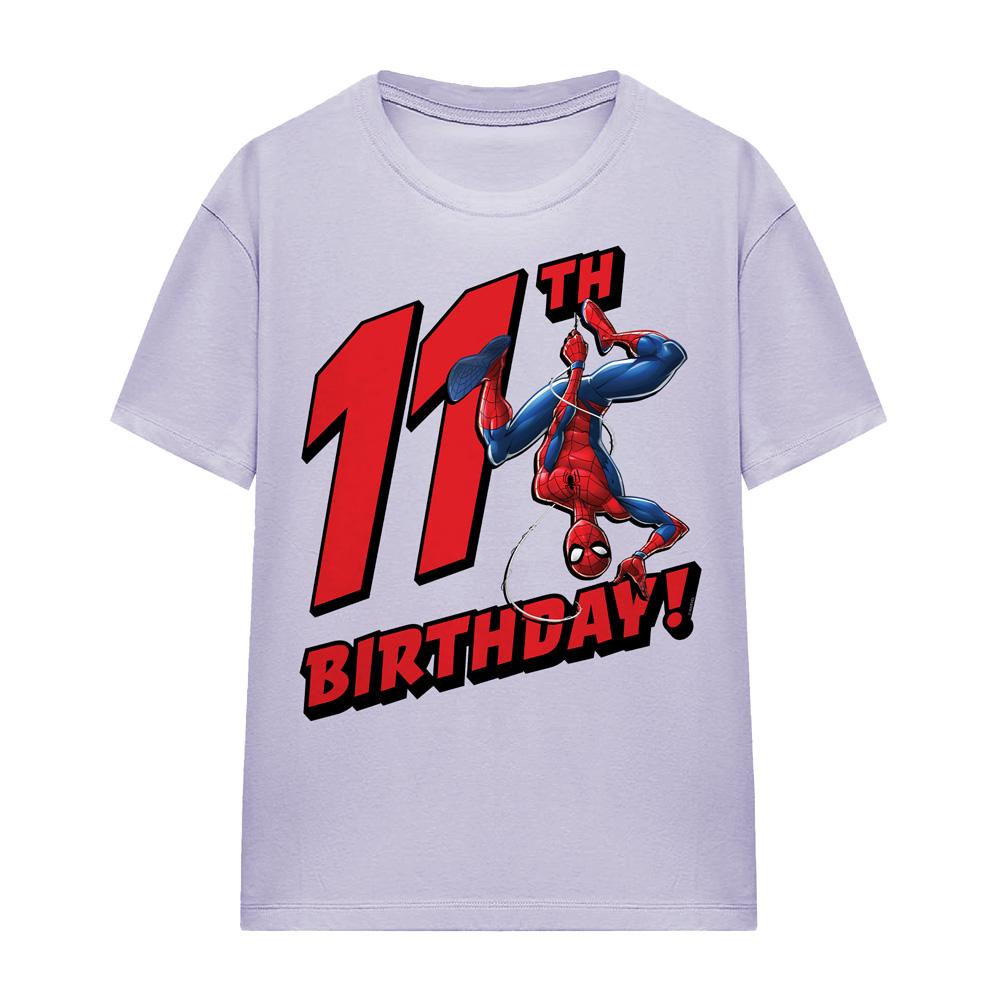 Spider-Man Womens/Ladies 11th Birthday T-Shirt