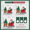 Cartoon Christmas Theme Pillowcase Printed Polyester 40/45/50Cm Throw Pillowcover Decorative Sofa Cushion Pillowslip Home Decor