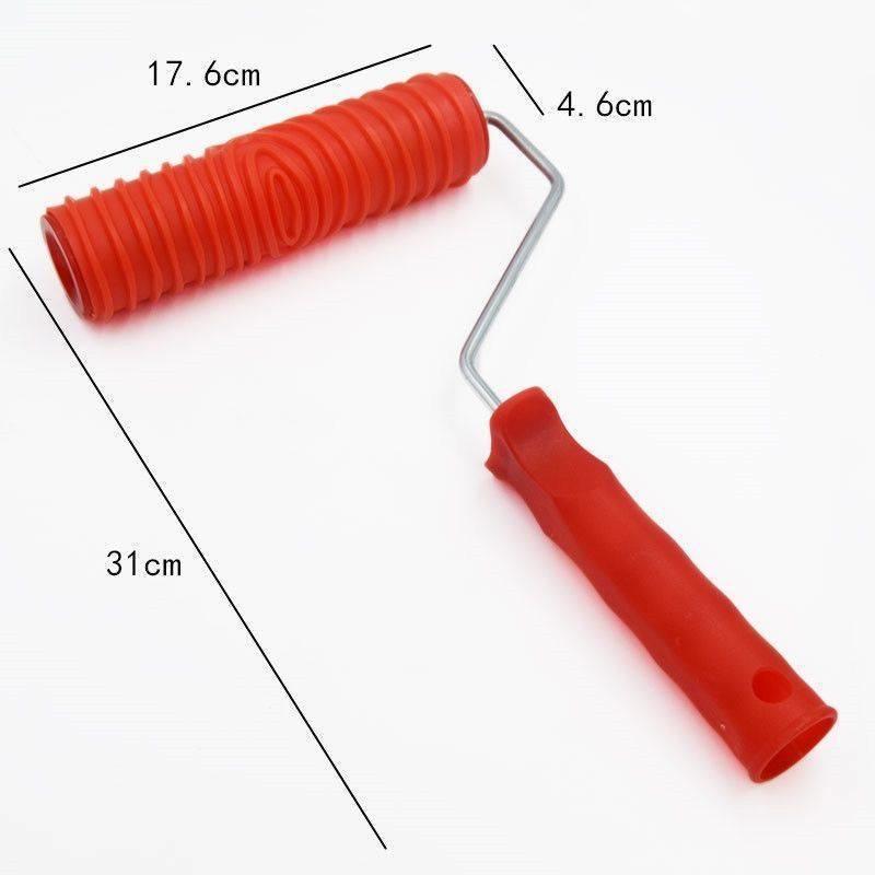 New DIY Wall Painting Machine Rubber Texture Paint Roller Furniture Imitation Wood Art Wall Painting Tools Home Decoration