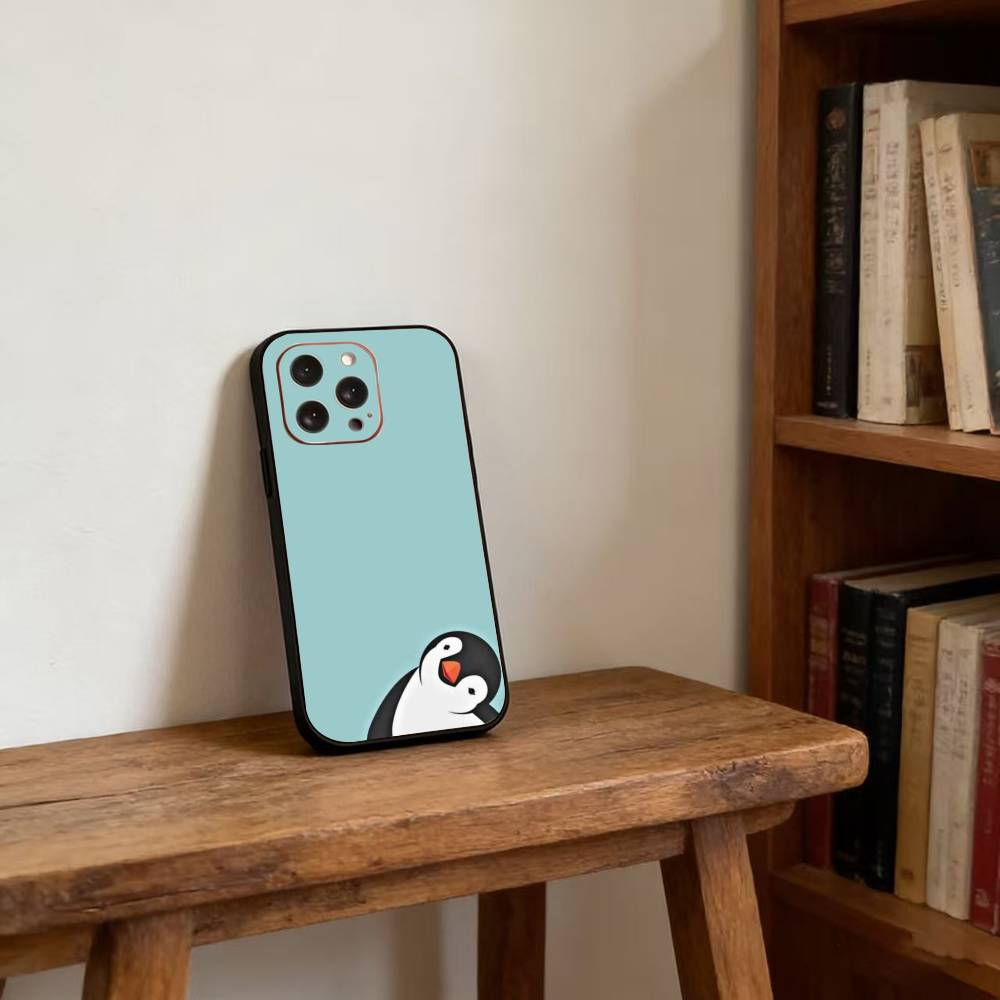 

Penguin Kawaii Cute Cartoon Phone Case For iPhone17,16,15,14,13,12,11 Plus,Pro Magnetic with Magsafe Wireless Charging iPhone16