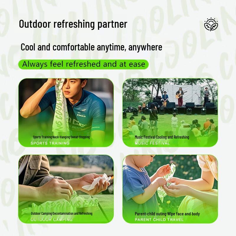 Green Source Återanvändbara Sportkylhanddukar - 10-pack