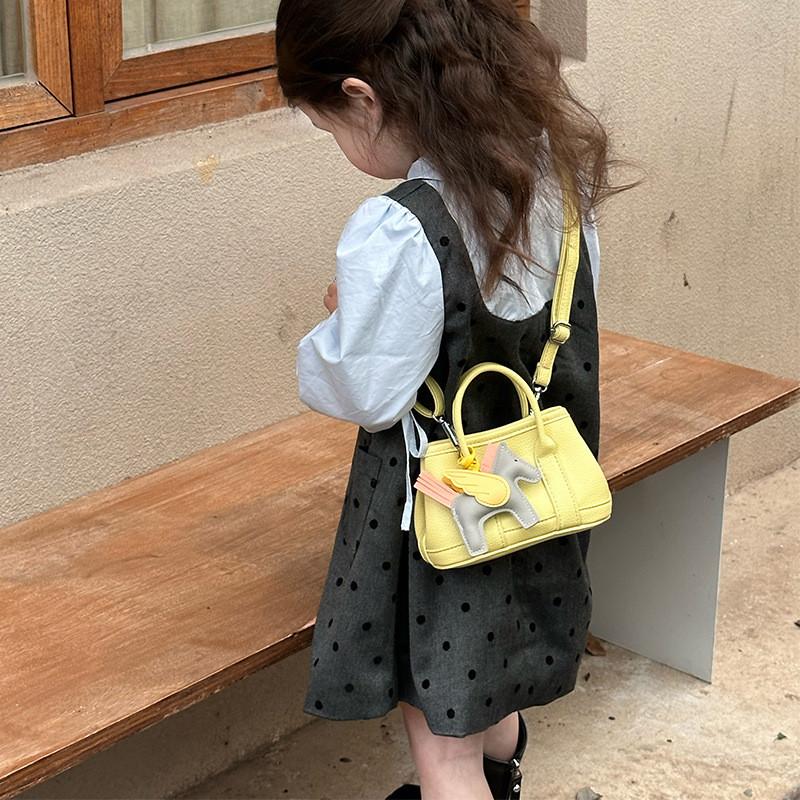 Autumn Girls Handheld Garden Bag With Pu Material For Kindergarten Use