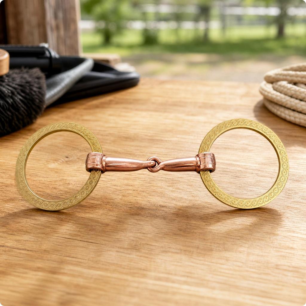 Horse Warm Metal Finish Copper for Equestrians