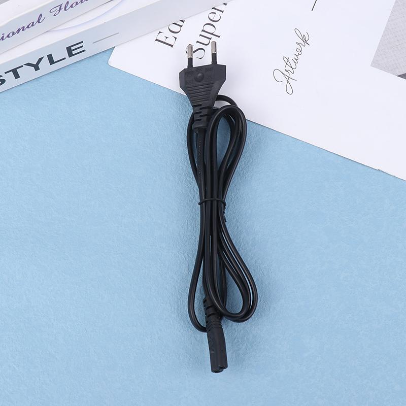 1Pc Eu Power Cord Eu Ac Power Cable Figure 8 C7 To Euro Eu 2Pin Ac Plug Power Cable Cord For Ps4 Xbox Ps5 Power Cord