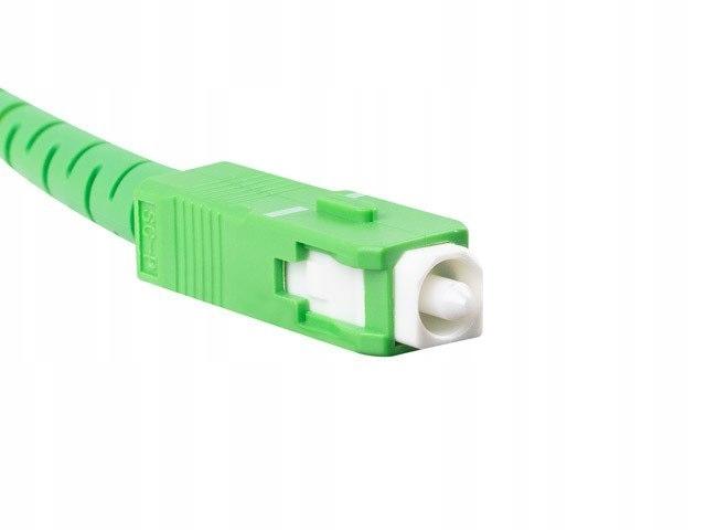 Patchcord światłowodowy Lanberg SM SC/APC-SC/APC SIMPLEX 3.0MM LSZH G657A1 1M żółty