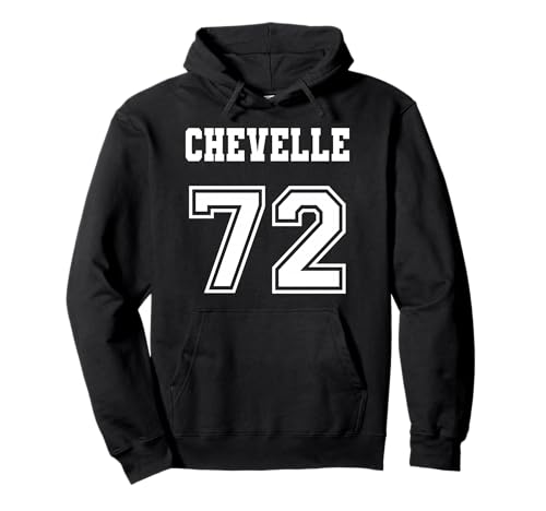 Jersey-style Chevelle  72 1972 Old School Muscle Car Hoodie