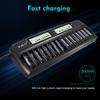 PL-NC31 Universal Intelligent Battery Charger Two 3 Inch LCD Display Speedy Smart Charger W/ 16 Battery Slots for 1.2V Ni-MH Ni-