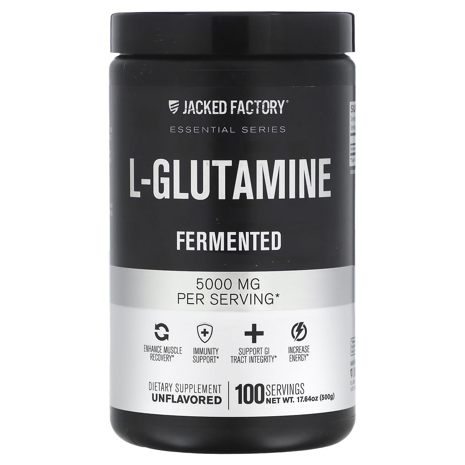 

Essential Series, L-Glutamine, Fermented, Unflavored, 500G(17.64Oz)