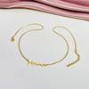 New product factory direct sales Mama mother stainless steel letter necklace Mother's Day jewelry women's wholesale