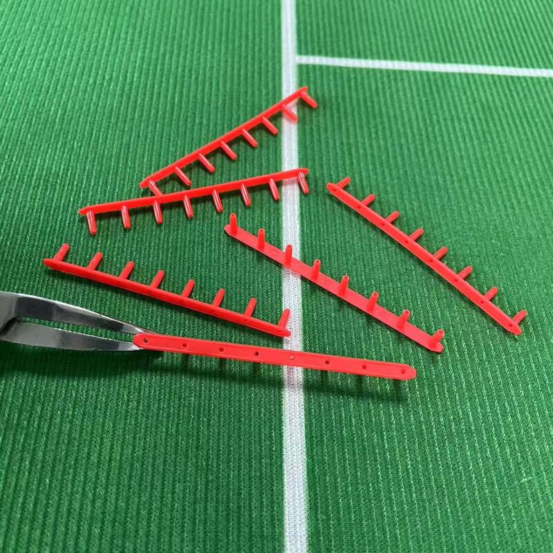 Qingmeng 11PRO Red 8-Point Badminton Racket Grommet Strip (10-Pack)