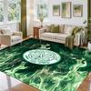 Celtic FC Design Crystal Velvet Rug Soft Decorative Mat for Bedroom Entrance
