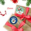 Christmas Stickers  1 Roll 500 Posts  Happy Faces Xmas Kids Stickers Decals For Toys Gifts Crafts Decorations