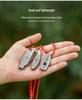 Ultralight Titanium Emergency Survival Whistle - 120dB, Portable & Durable