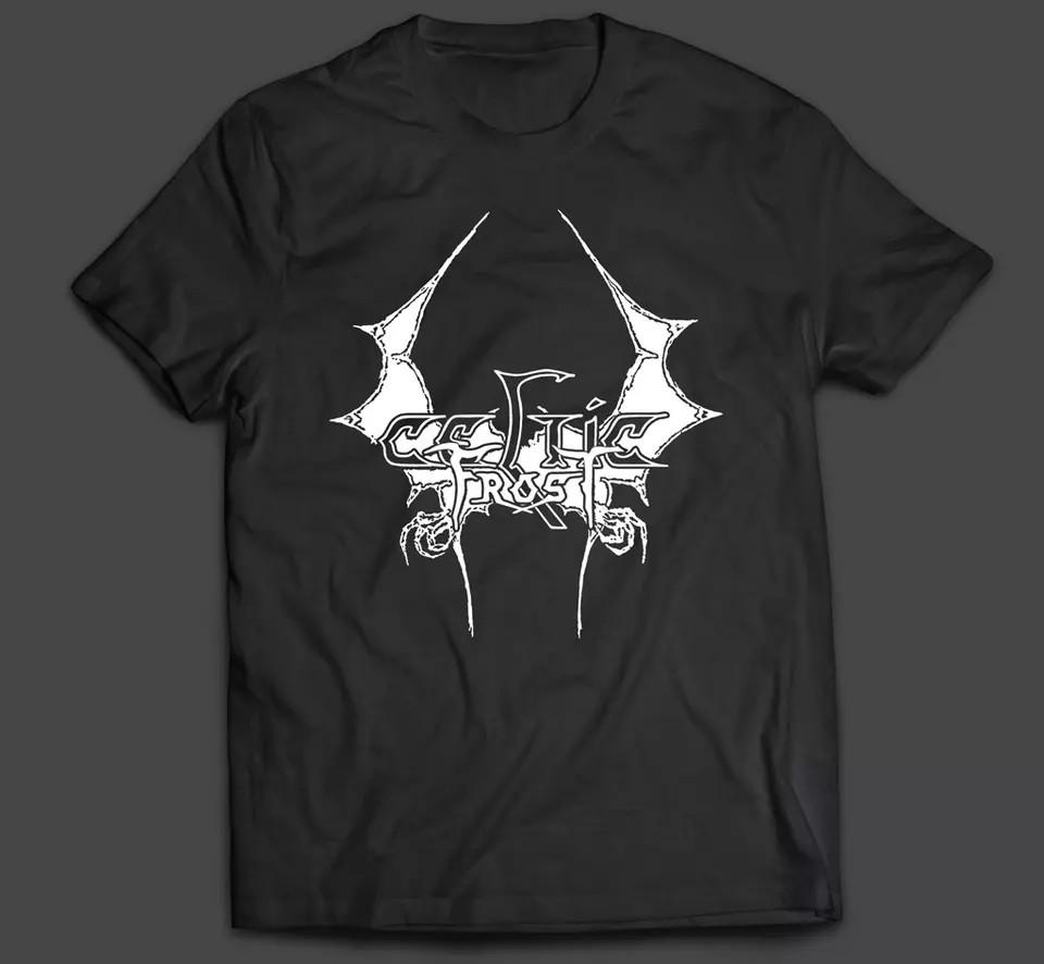 CELTIC FROST Футболка с базовым логотипом Черная Полный размер S-5XL Унисекс XXXL