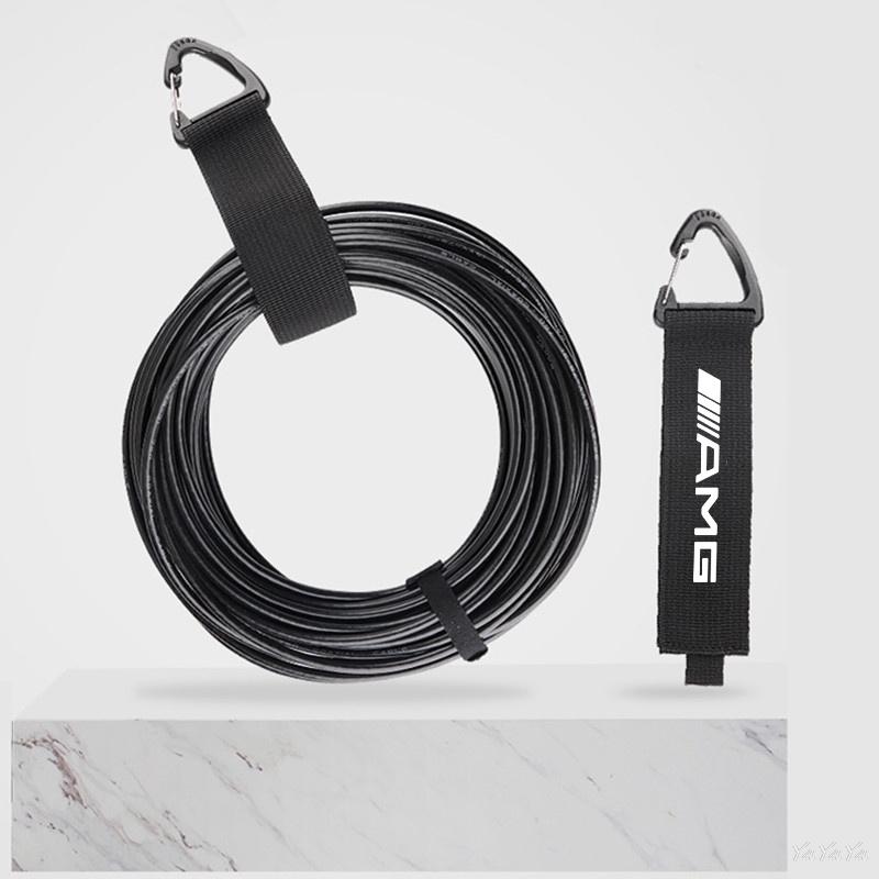 Car Mountaineering Buckle Strap Small Ear Convenient Button Design For Benz AMG W204 W205 W203 W211 W212 W213 W201 W210 stickers LL3