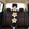 1pc Floral Car Seat Belt Shoulder Pad-Cushioned Strap Protector with White&Yellow Floral design,Soft Comfort Grip for Drivers
