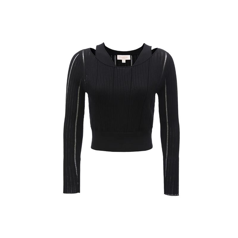 VEROMODA CoutureMade Women's Faux Two-Piece Cutout Knit Top