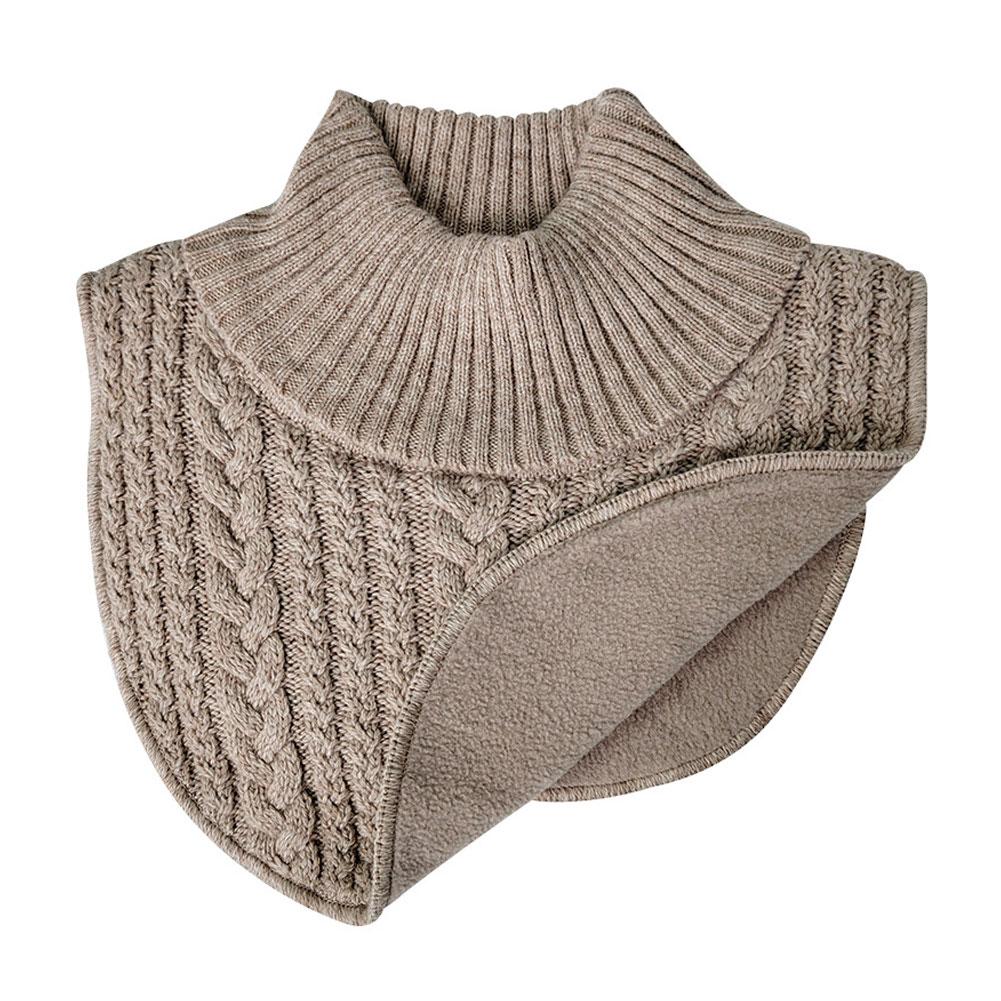 Detachable Knitted Mock Turtleneck Fake Collar For Kids Winter Warm Unisex Pullover Dickey False Collar for Photos School Party