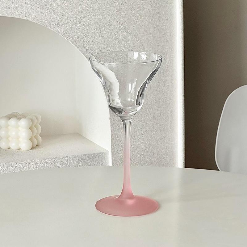 

Creative Purple Gradient Stemmed Glasses Premium Glass Cocktail Glasses Home Bar Mixing Glasses