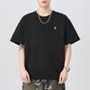 Short-sleeved T-shirt for Men's Summer New Embroidery 230g Heavy T-shirt Versatile Casual Five-point Sleeves