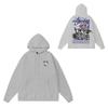 Mens Oversized Hooded Sweatshirt Winter Thick Cotton Streetwear Letter Print Unisex Couple Hoodie