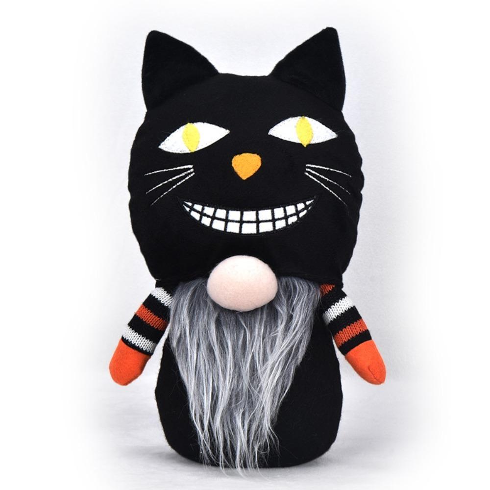 

Funny Faceless Old Man Doll Handmade Halloween Decoration Doll Rudolf Dwarf Doll Home Decoration чёрный