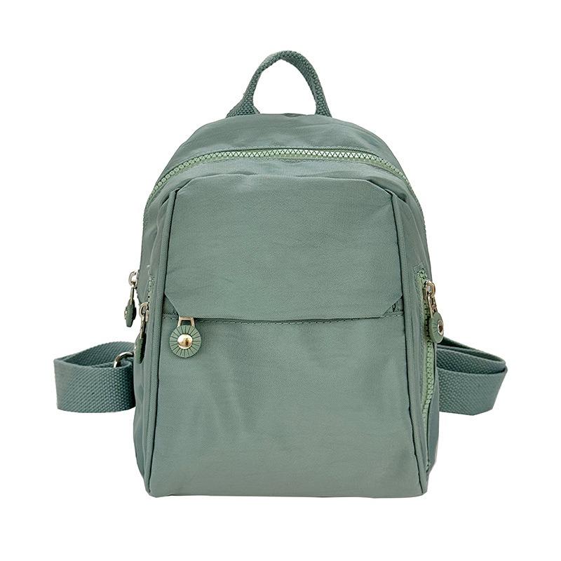 Mini Small Bag Oxford Cloth Backpack Women's New Waterproof Versatile Solid Color Lightweight Backpack Lightweight