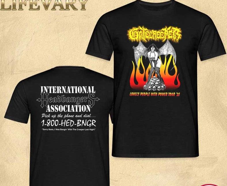 Gatecreeper Lonely People With Power Tour 2025 Merch T L
