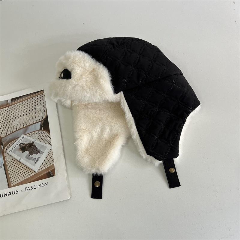 New Lei Feng hat winter thickened windproof warm northeast velvet cold ear protection cycling pilot ski hat