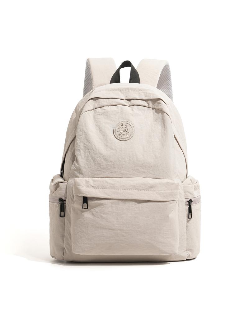 Schoolbag Casual Student School Bag Female College Student Niche Design Simple Lightweight Large Capacity Backpack High School Student Backpack Male