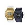 Unisex Pair Table Series Gold Watch GM-S5600SB-1PR+GM-5600SG-9PR