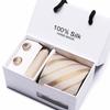 Gift Box Five-Piece Tie Men'S Formal Wear Business Casual Wedding Groom Bow Tie Square Scarf