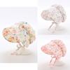 Girls Christening Hat Baby Girl French Bonnet Sun Cap Infant Breathable Summer Hat Vintage Headdress Little Girl Beanie