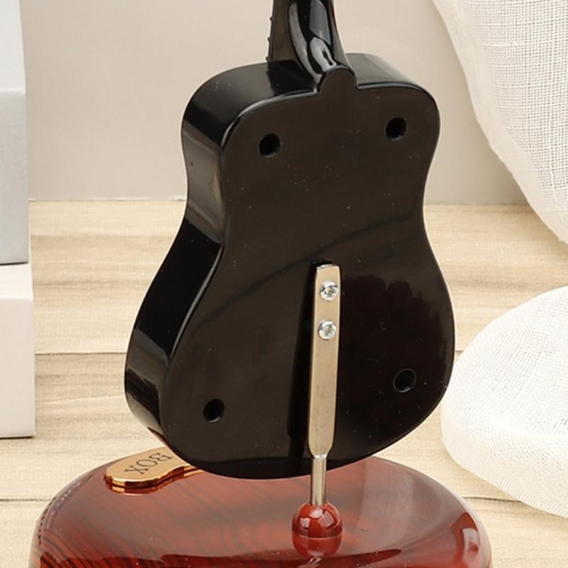 Mechanism Wind Up Musical Box Violin Music Box Miniature Musical Instrument Ornament Home Decors Creative Artware Gift