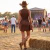 Ärmelloses V-Ausschnitt Reißverschluss Kleid für Damen Western Style Look Minikleid Sommerkleider für Damen UK Damen Sommerkleider UK