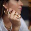 Chic Simple Women Rings Stainless Steel Plain Band 2/4/6/8/10mm Tube Shape Ring Candid Jewelry