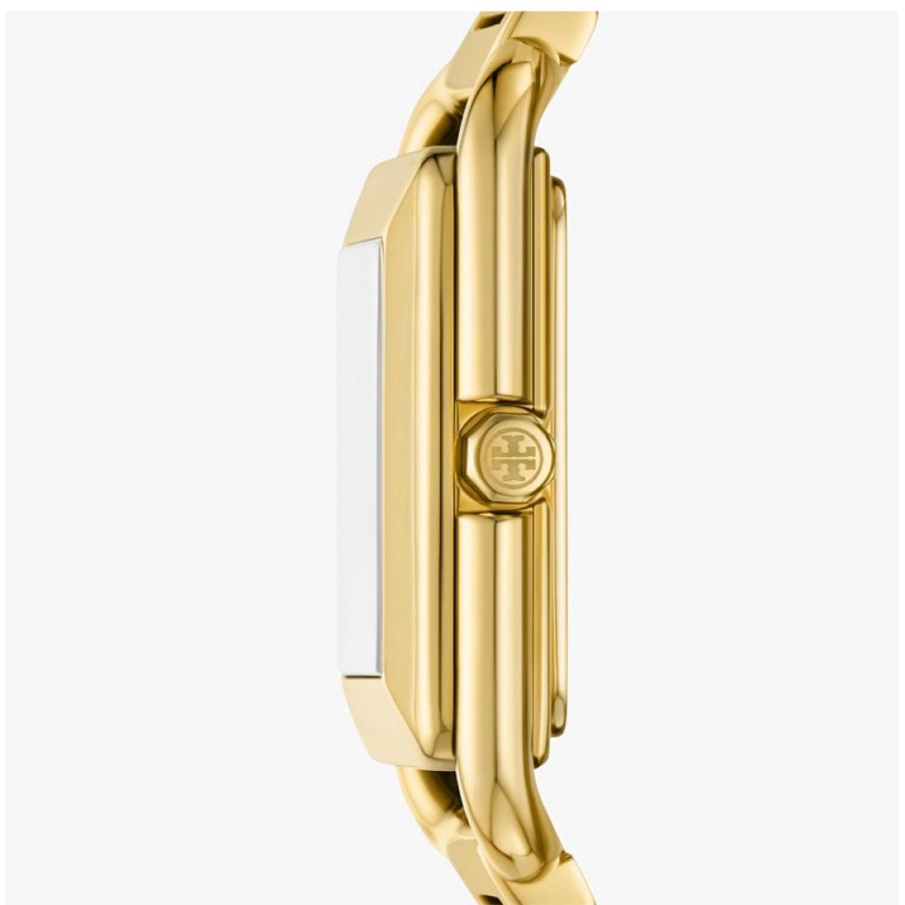 Tory Burch Kira Mother Of Pearl Square Women S Metal Watch Tbw6020