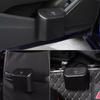 1Pc Car Trash Can with Side Hanging Lid, Mini Storage Bag, Multifunctional Backrest Storage Box for Cars